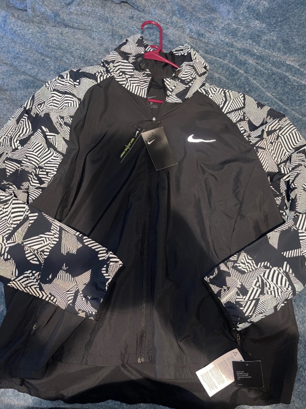 NIKE | Essential Flash Reflective Running Jacket | Size 2x | Black